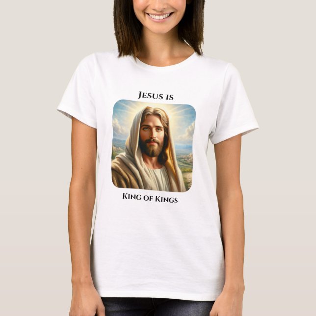 Jesus är Kung i Kung T Shirt (Framsida)