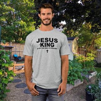 Jesus är Kung ingen annan än vem som är president T Shirt