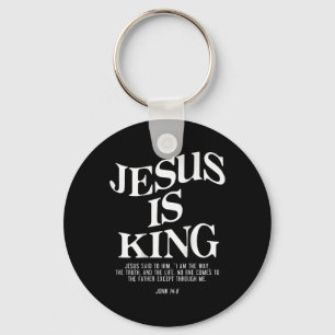 Jesus är Kung Jesus John 146 Costume Christian (på Nyckelring