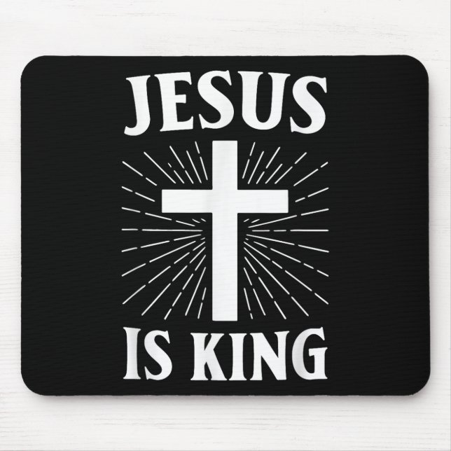 Jesus är Kung kristen Faith Kor Musmatta (Framsidan)