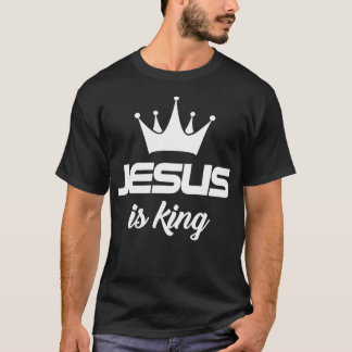 Jesus är Kung, kristen, Jesus T Shirt
