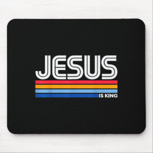 Jesus är kung Kristet kors Gud Tro Bibeln Religiös Musmatta