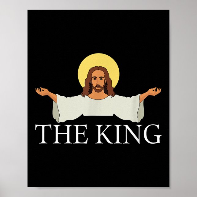 Jesus är Kung kristna Religiösans tro Poster (Framsidan)