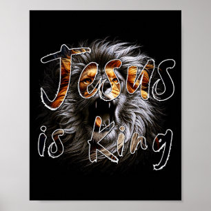 Jesus Är Kung, Lejonet Av Juda Slår Kristna Poster