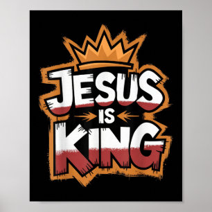 Jesus Är Kung Poster