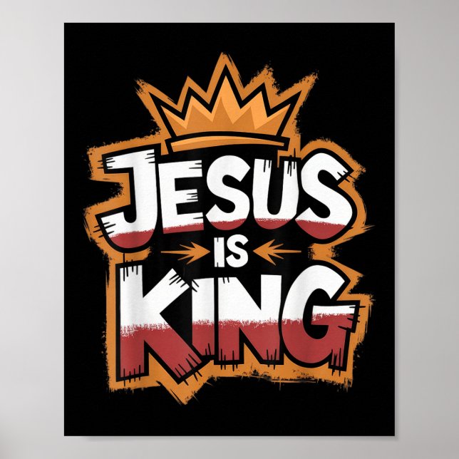Jesus Är Kung  Poster (Framsidan)