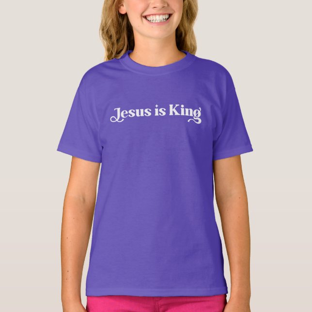 Jesus är Kung T Shirt (Framsida)
