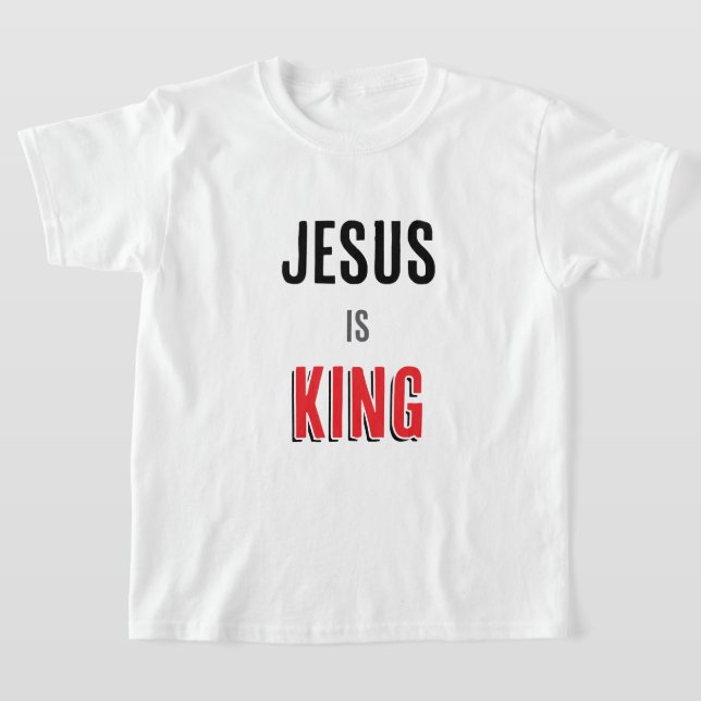 Jesus är Kung T Shirt (Laydown)
