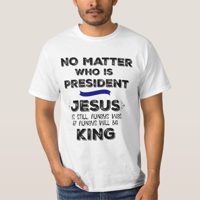 Jesus är Kung Tee Shirt (Framsida)