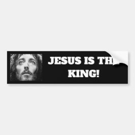 "Jesus är Kung" Vinyl Bumper Sticker Bildekal