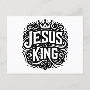 Jesus är Kung Vykort