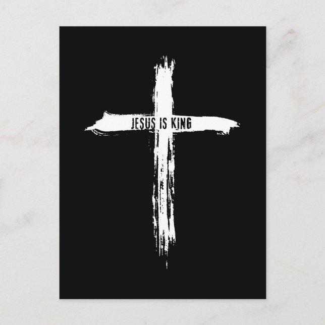 Jesus är Kung Vykort (Framsida)