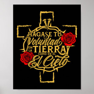 Jesus är Kung Yeshua Religiösa Christian Bible Ver Poster
