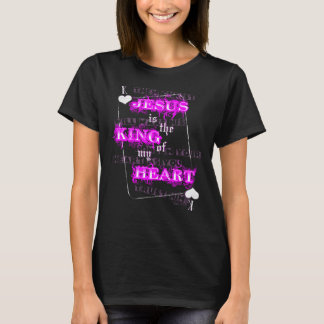 Jesus är kungen av min hjärta tee shirt