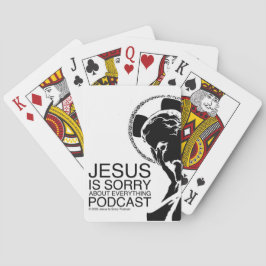 Jesus är ledsen för att Podcast-spelkort Casinokort