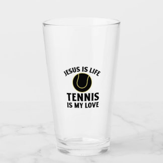 Jesus är livtennis min kärlek glaskopp