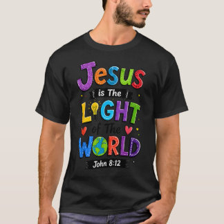 Jesus Är Ljusets Källa I Världen Johannes 8:12 Vbs T Shirt