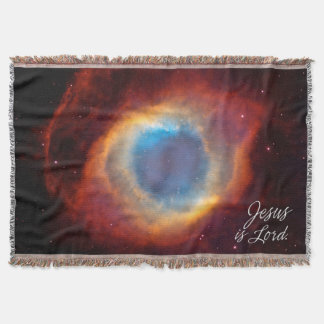 Jesus är Lord 11 Helix Nebula Throw Blanket Mysfilt