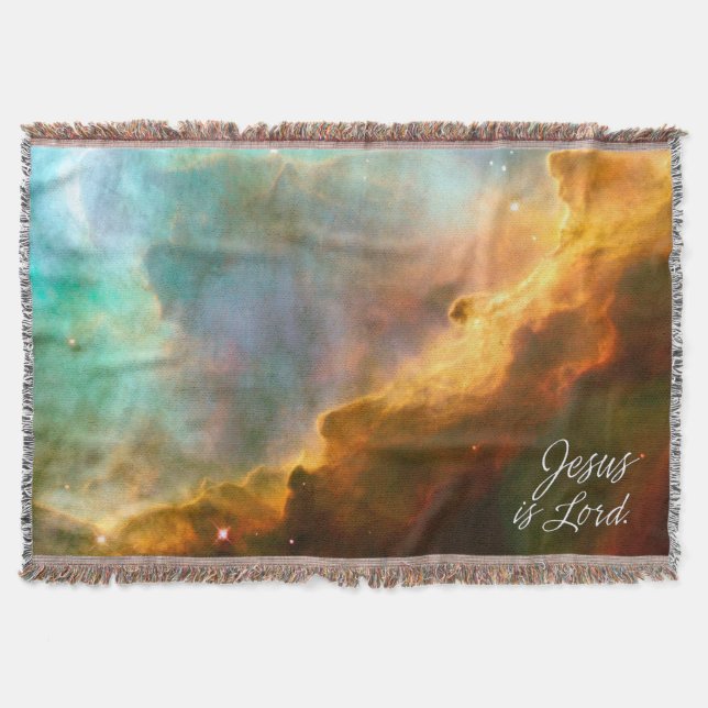 Jesus är Lord 9 Throw Blanket Mysfilt (Framsidan)