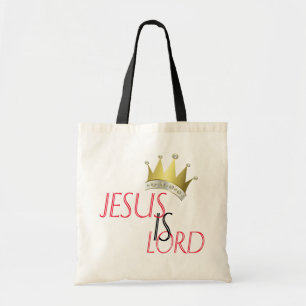 Jesus är Lord Budget Tote Tygkasse