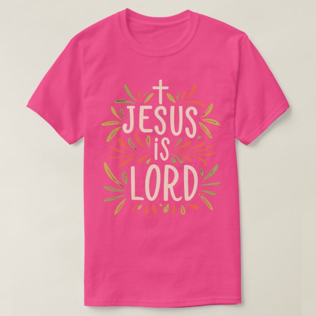 Jesus är Lord Christian T Shirt (Design framsida)