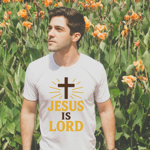 "Jesus är Lord" Kor Christian Faith T Shirt