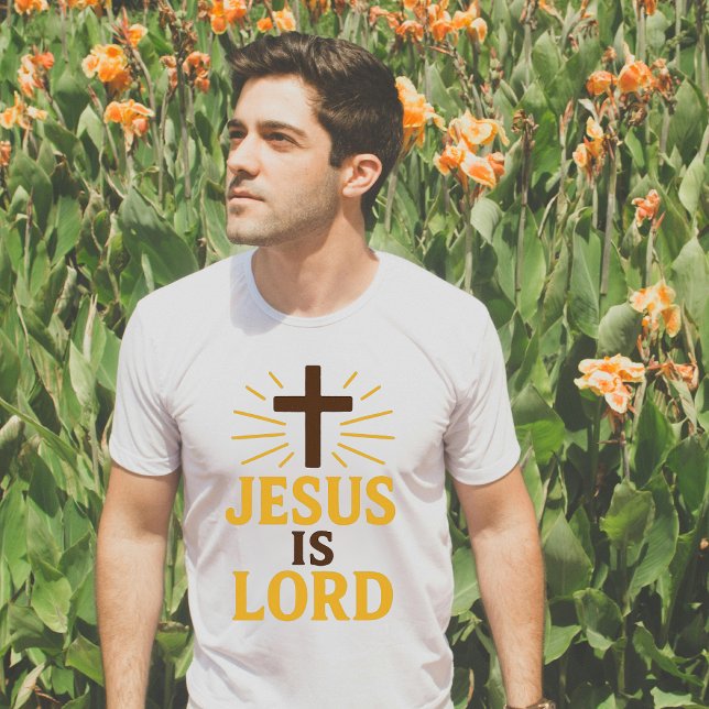 "Jesus är Lord" Kor Christian Faith T Shirt (Skapare uppladdad)
