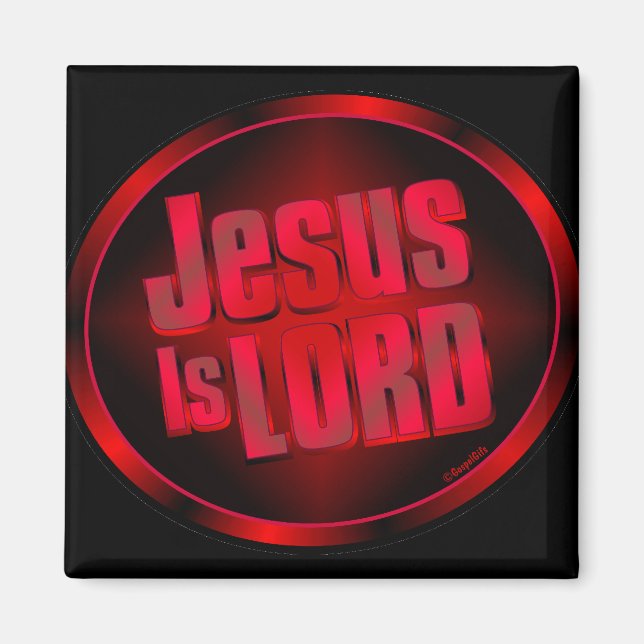 Jesus är Lord Magnet (Framsidan)