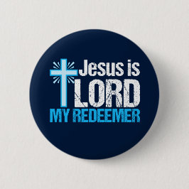 Jesus är Lord My Redeemer Christian Kor Church Knapp