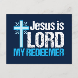 Jesus är Lord My Redeemer Christian Kor Church Vykort