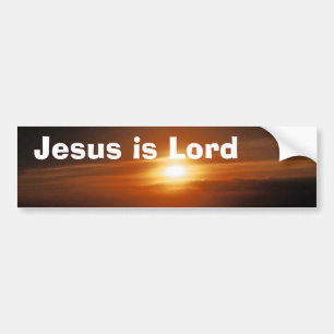 Jesus är lorden bildekal