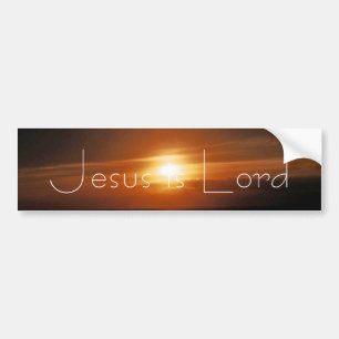 Jesus är lorden bildekal