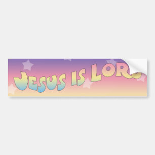 Jesus är lorden bildekal