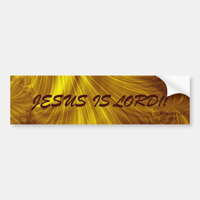 JESUS ÄR LORDEN!! …, RELIGIÖSA BILDEKAL (Framsidan)