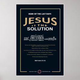Jesus är lösningen poster