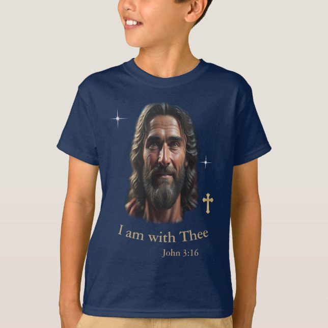 Jesus är med t shirt (Framsida)