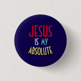 JESUS Är Min Absoluta Kristna Tro Citat  Knapp