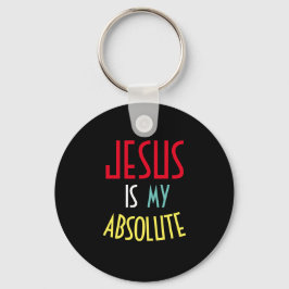 JESUS är min absoluta kristna tro citat Nyckelring
