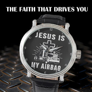 Jesus är min airbag armbandsur