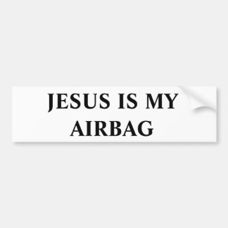Jesus är min Airbag Bildekal