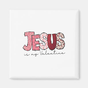 Jesus är min Alla hjärtans Religiösa Gud Christian Magnet