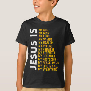Jesus Är Min Allt Kristna Gud Jesus Religiös T Shirt