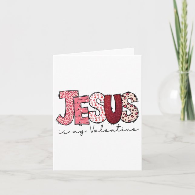 Jesus Är Min Älskade Religiös Gud Kristen Alla Hjä Kort (Framsida)