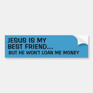 Jesus är min bästa vän… bildekal