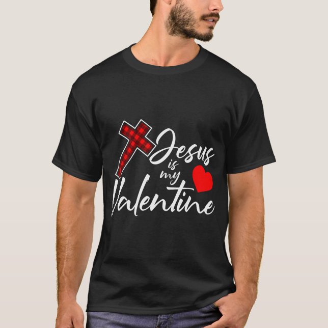 Jesus är min Coola i Valentines day, Kor, som är i T Shirt (Framsida)