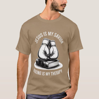 Jesus Är Min Frälsare Boing Är Min Terapi Boingträ T Shirt
