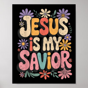 Jesus är min frälsare min gud min Kung min Herre k Poster