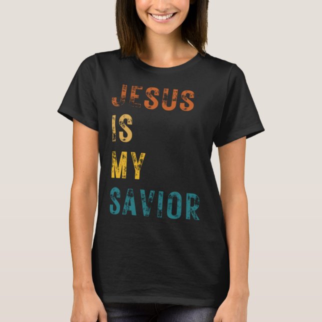Jesus är min frälsare t shirt (Framsida)
