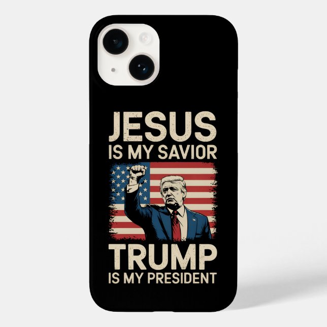 Jesus Är Min Frälsare Trump Är Min President 47 US (Baksida)