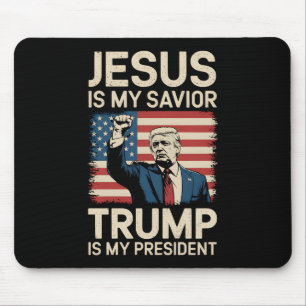 Jesus Är Min Frälsare Trump Är Min President 47 US Musmatta
